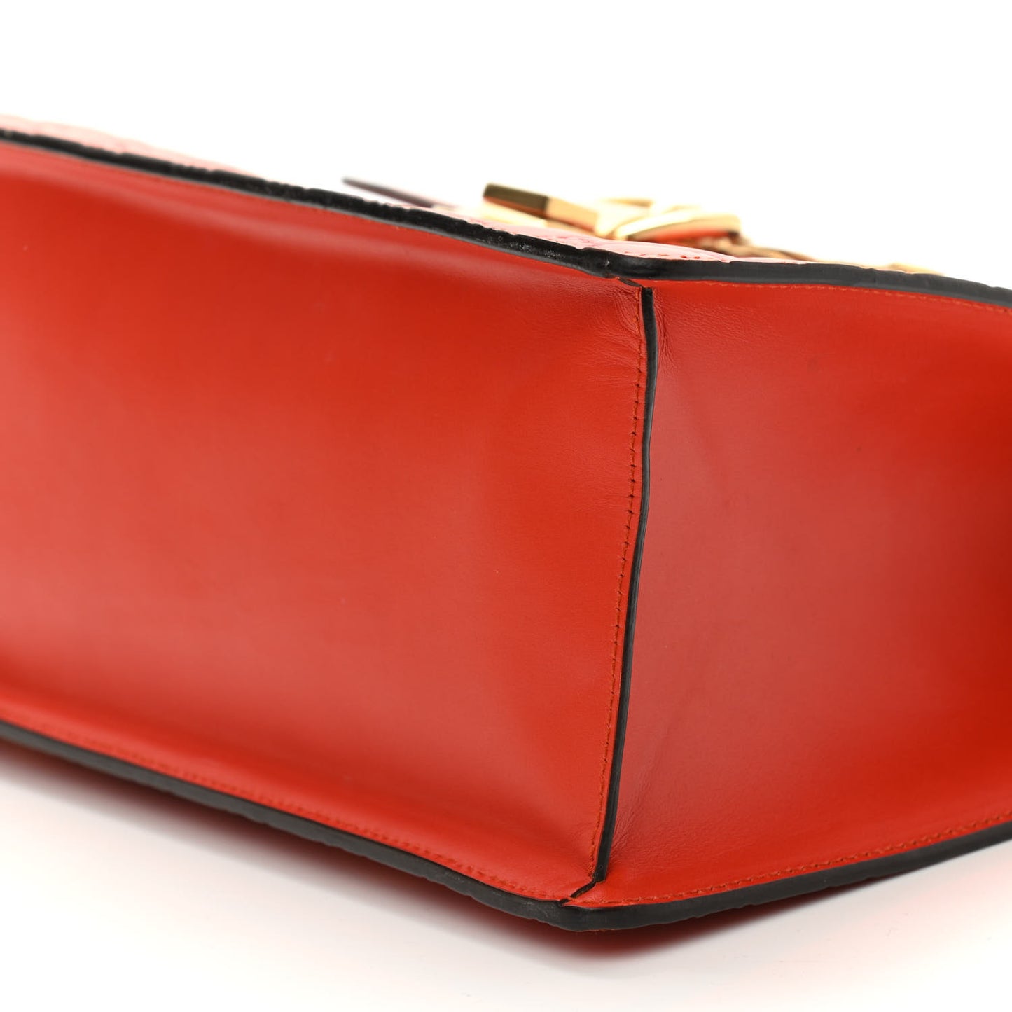 Guccissima Signature Medium Sylvie Top Handle Bag Orange