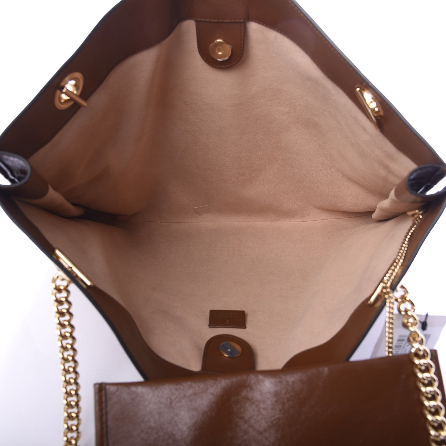 Calfskin Large Rajah Chain Tote Cuir