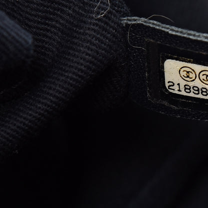 Chanel Denim Deauville Bowling Bag Dark Blue 7 of 12