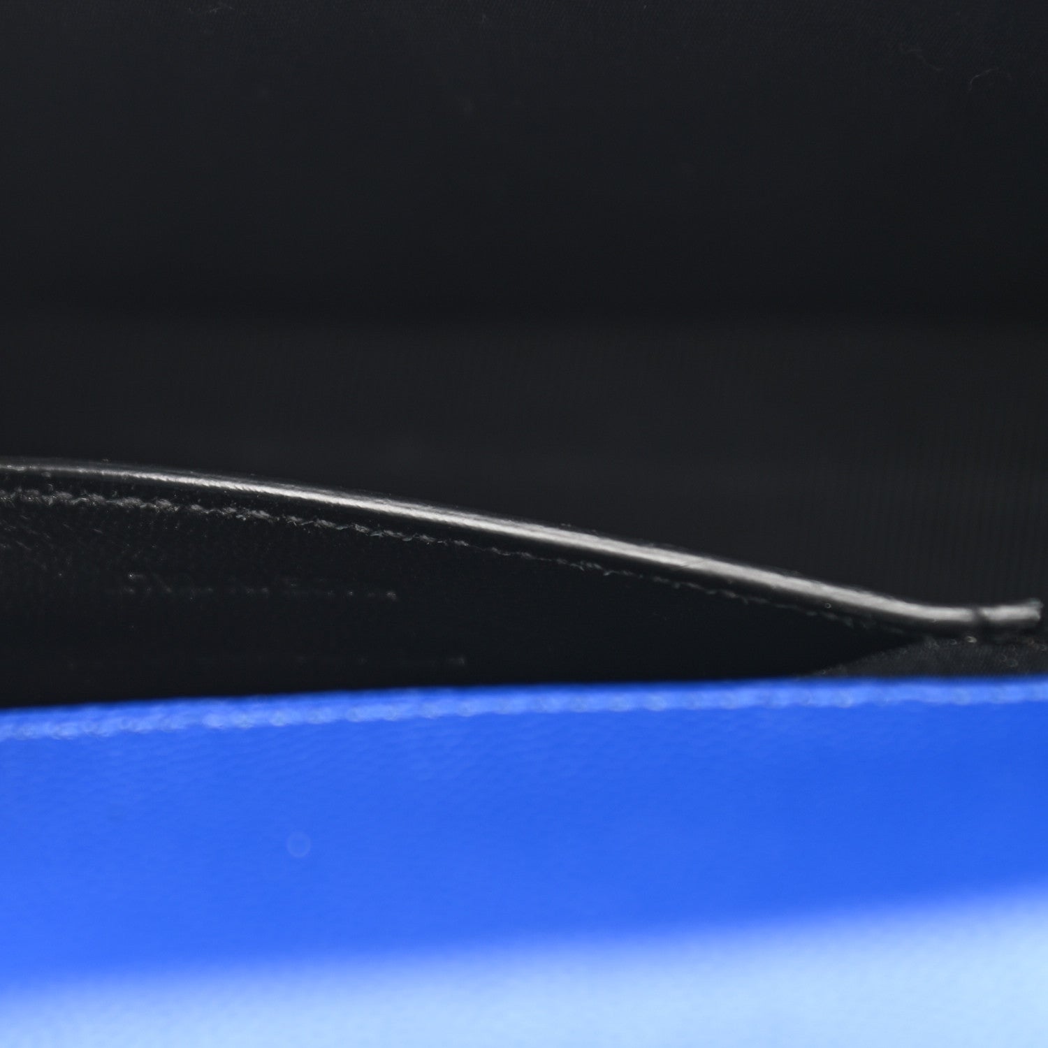 Saint Laurent Grain De Poudre Classic Monogram Kate Clutch Outremer 7 of 10