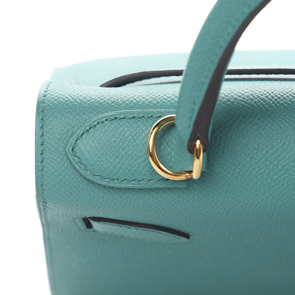 Hermes Epsom Kelly Sellier 28 Bleu Paon 23 of 36
