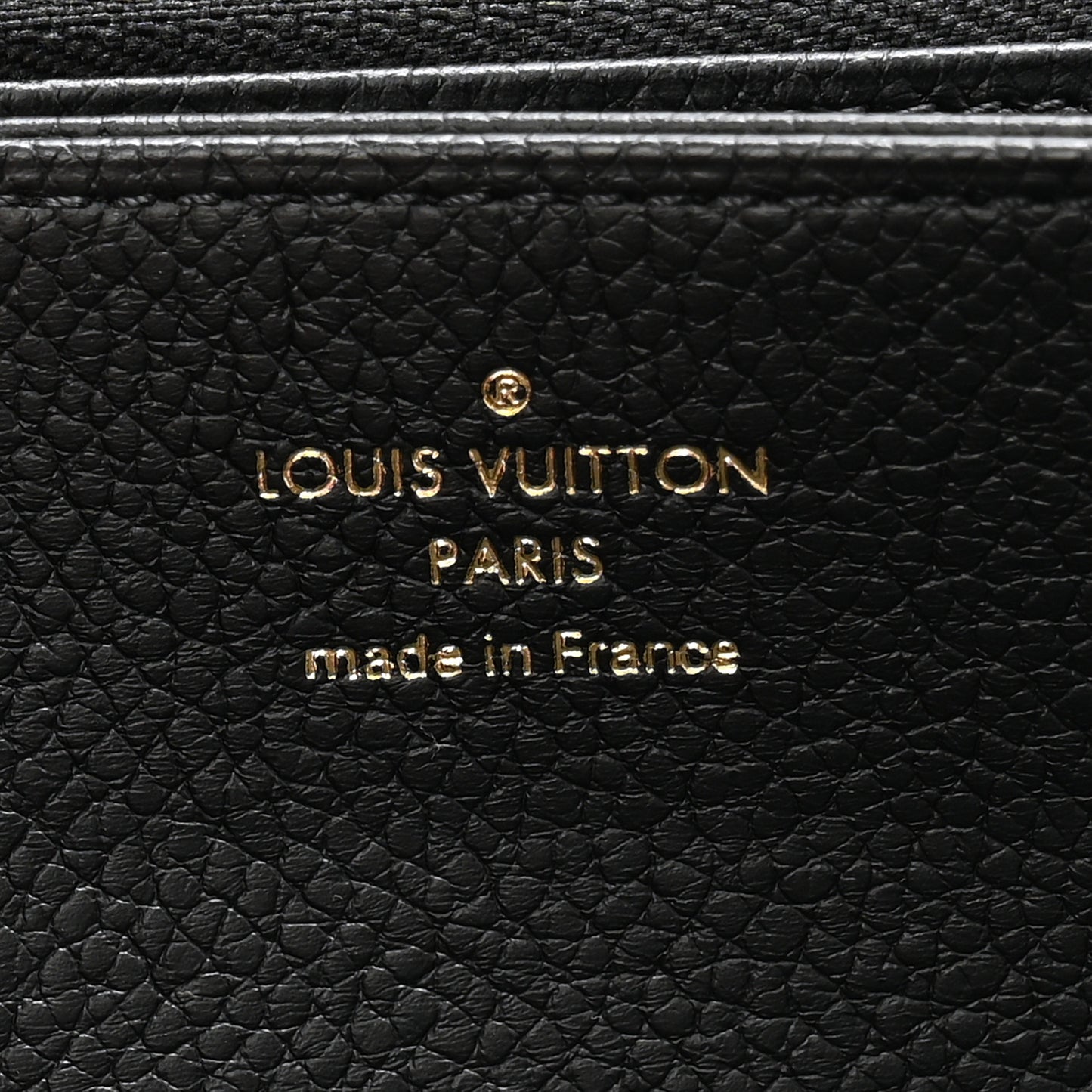 Empreinte Monogram Giant Zippy Wallet Black Beige