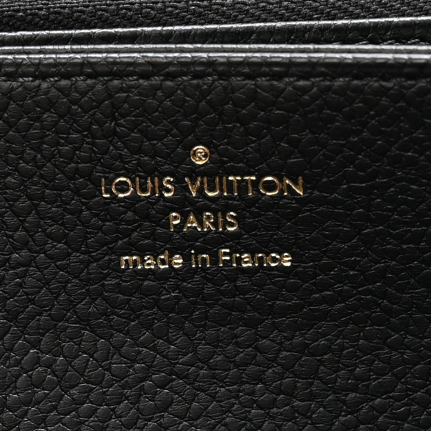 Louis Vuitton Empreinte Monogram Giant Zippy Wallet Black Beige 7 of 9