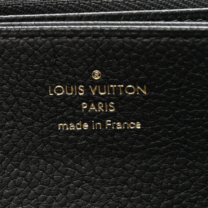 Louis Vuitton Empreinte Monogram Giant Zippy Wallet Black Beige 7 of 9