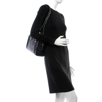 Chanel Caviar Quilted Small Deauville Bowling Bag Black 2 of 8
