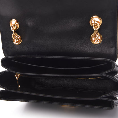 Celine Calfskin Quilted Medium C Bag Black 5 of 10