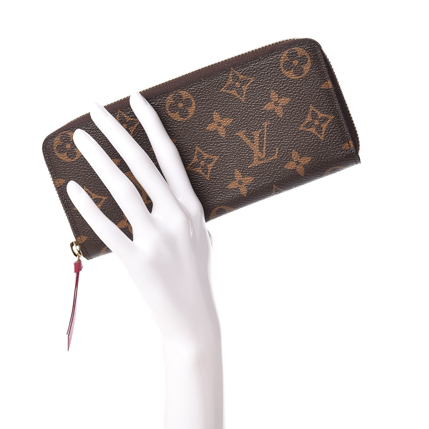 Louis Vuitton Monogram Clemence Wallet Fuchsia 2 of 8