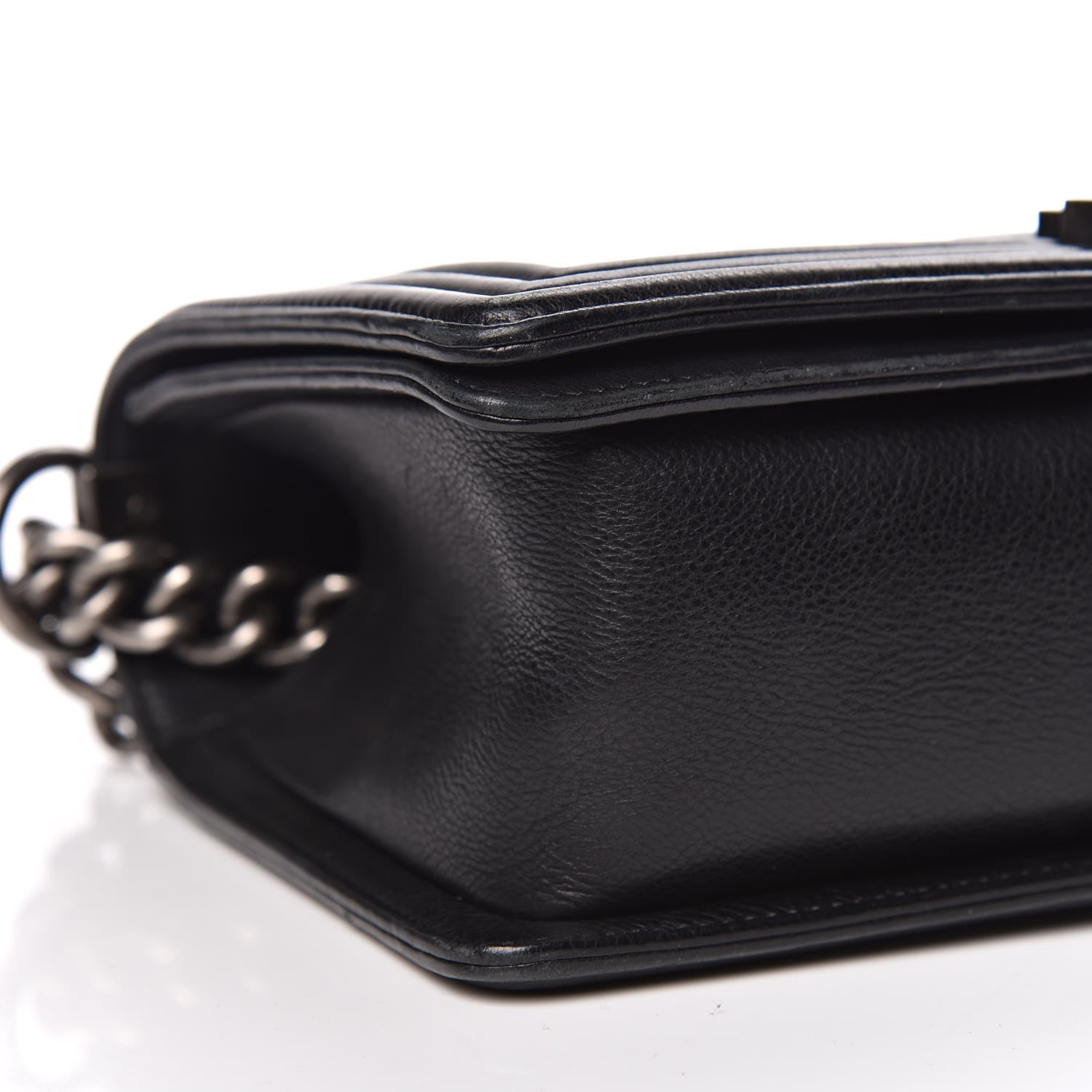 Chanel Calfskin Quilted Medium Boy Flap Black 8 of 18