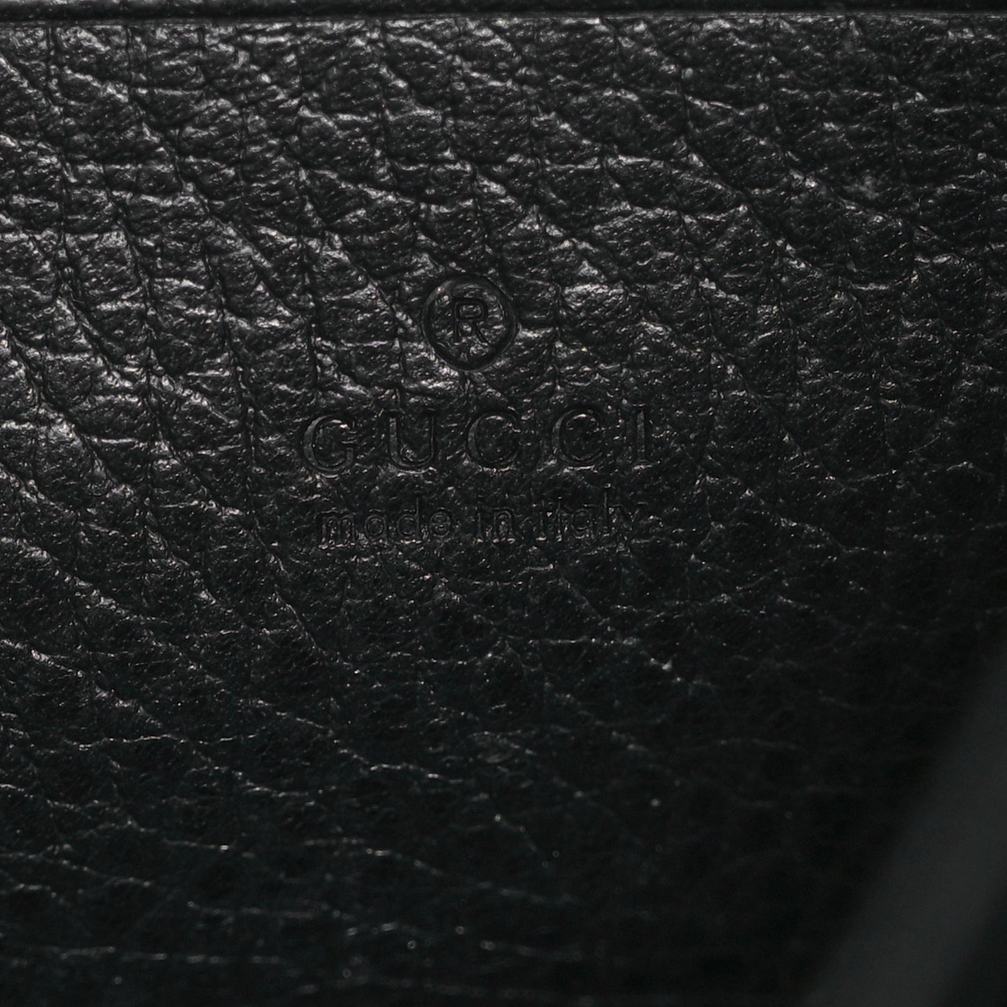 Calfskin Mini Dionysus Chain Wallet Black