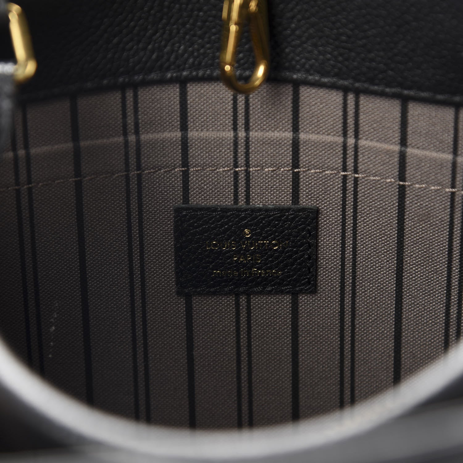 Louis Vuitton Empreinte Montaigne MM Black 9 of 13