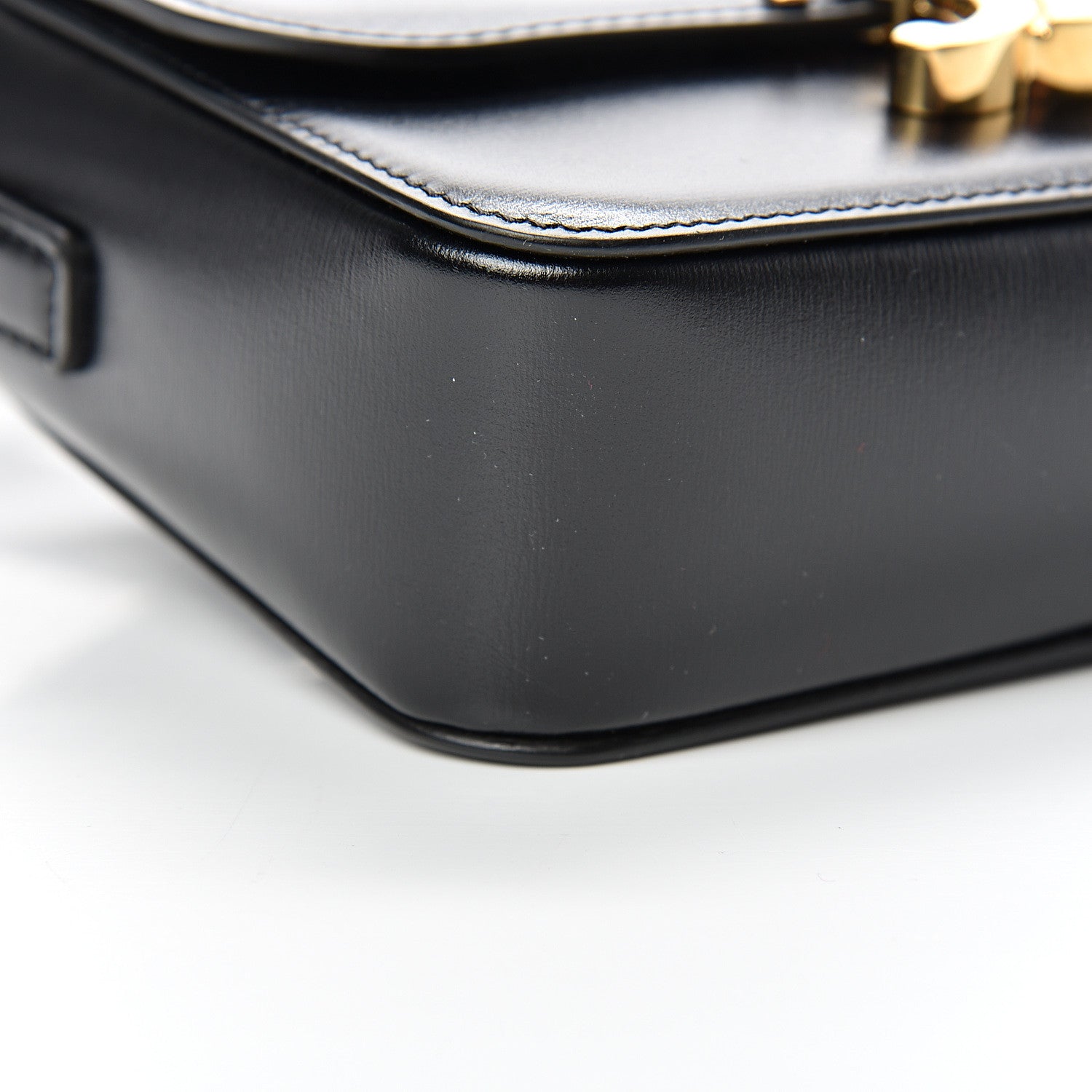 Celine Shiny Calfskin Nano Triomphe Black 9 of 11