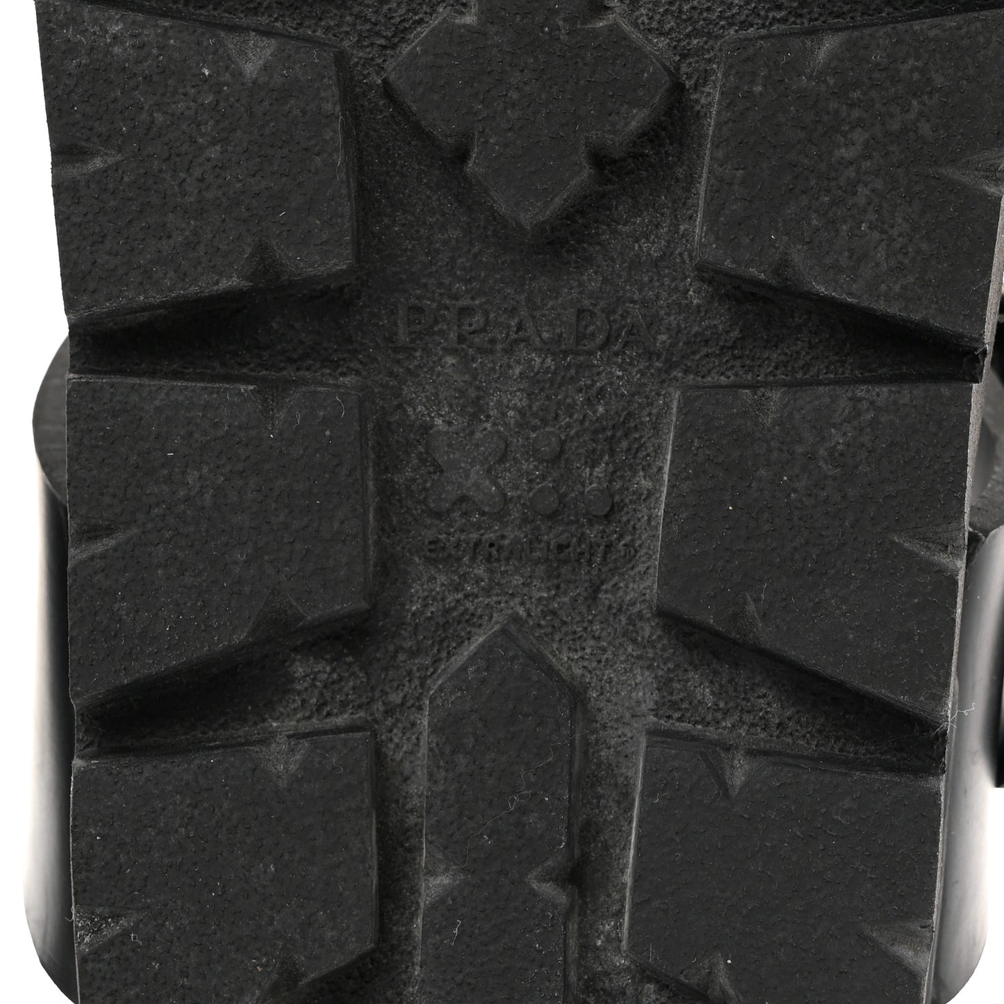 EVA Rubber Buckled Lug Sole 20mm Thong Sandals 37 Black