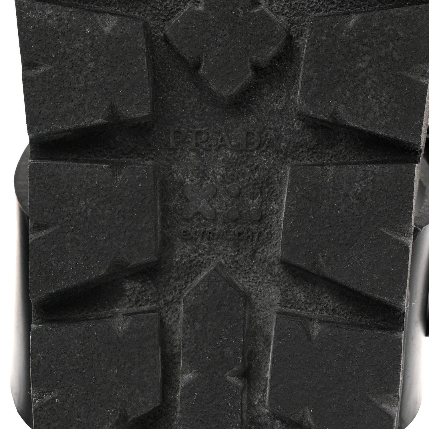 Prada EVA Rubber Buckled Lug Sole 20mm Thong Sandals 37 Black 8 of 9