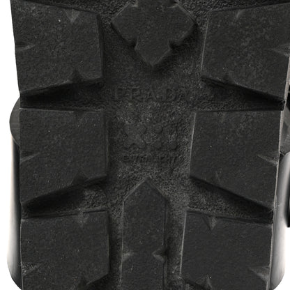 Prada EVA Rubber Buckled Lug Sole 20mm Thong Sandals 37 Black 8 of 9