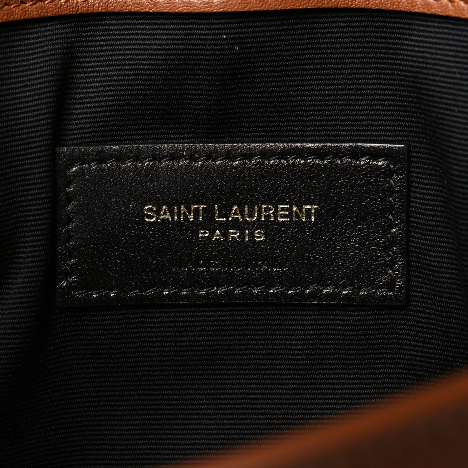 Saint Laurent Canvas Uptown Pouch Natural Beige Brick 6 of 7