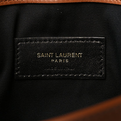 Saint Laurent Canvas Uptown Pouch Natural Beige Brick 6 of 7