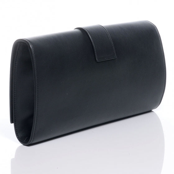 Leather ChYc Clutch Black