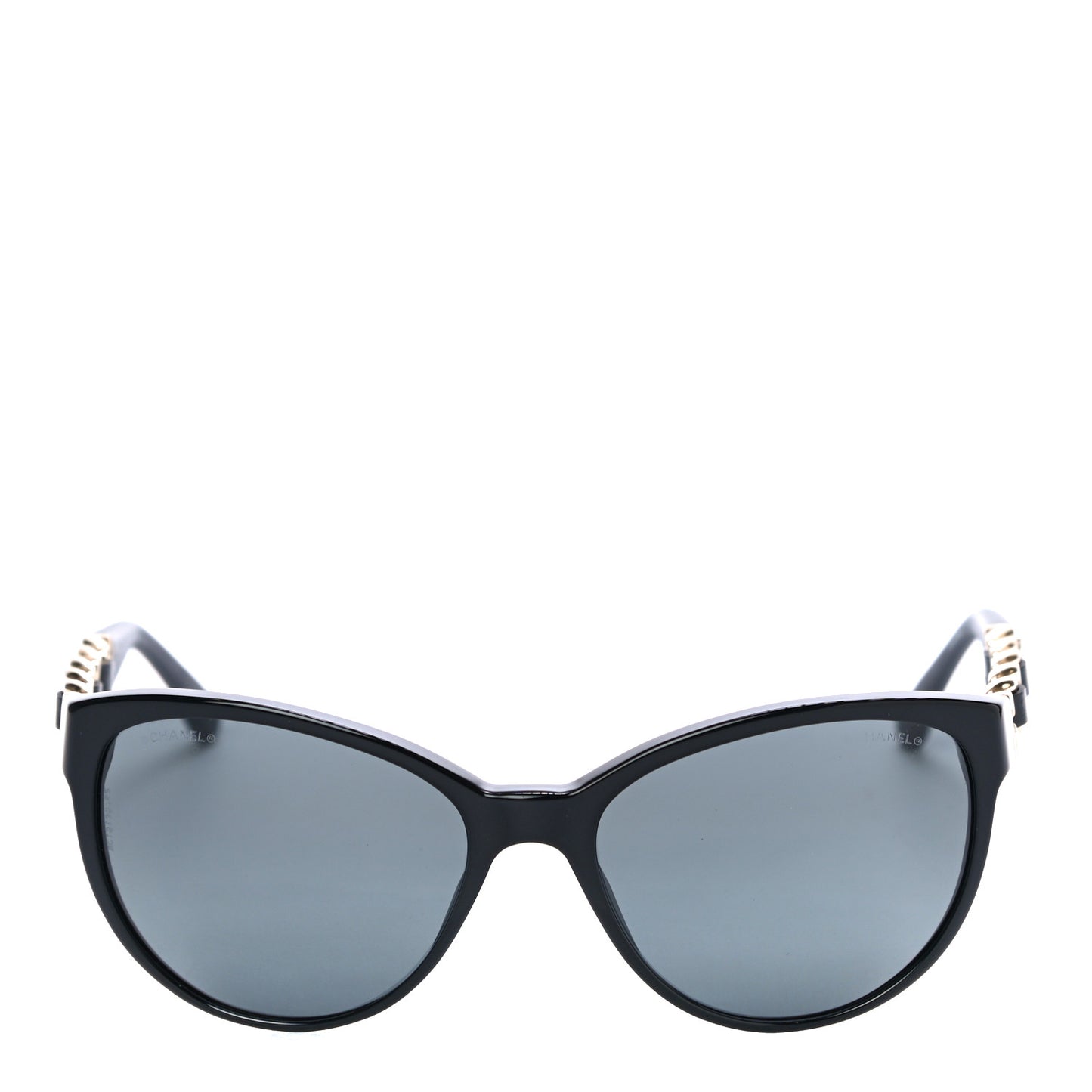 CC Chain Sunglasses 5215Q Black