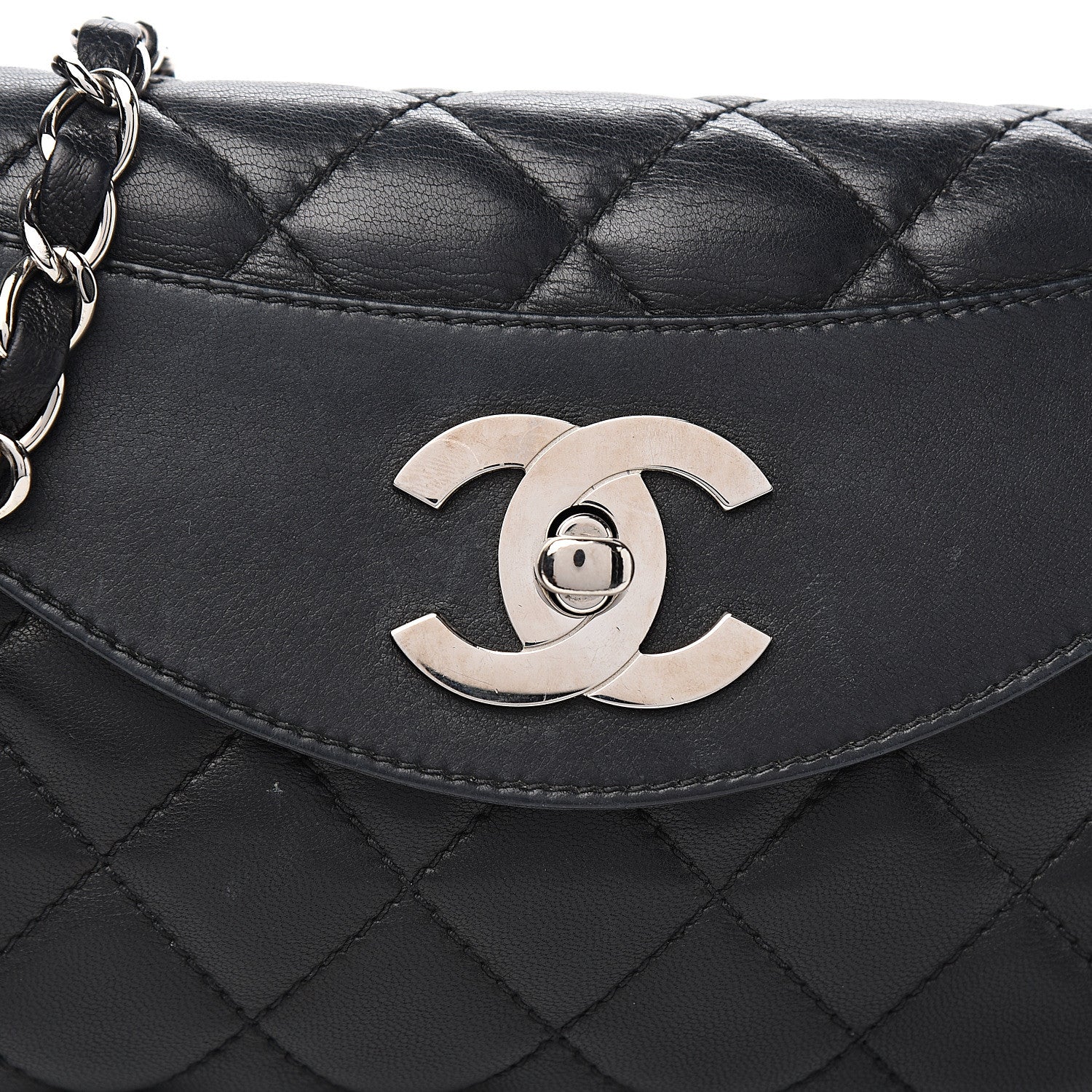 Chanel Lambskin Quilted Small Single Flap Black 10 of 10