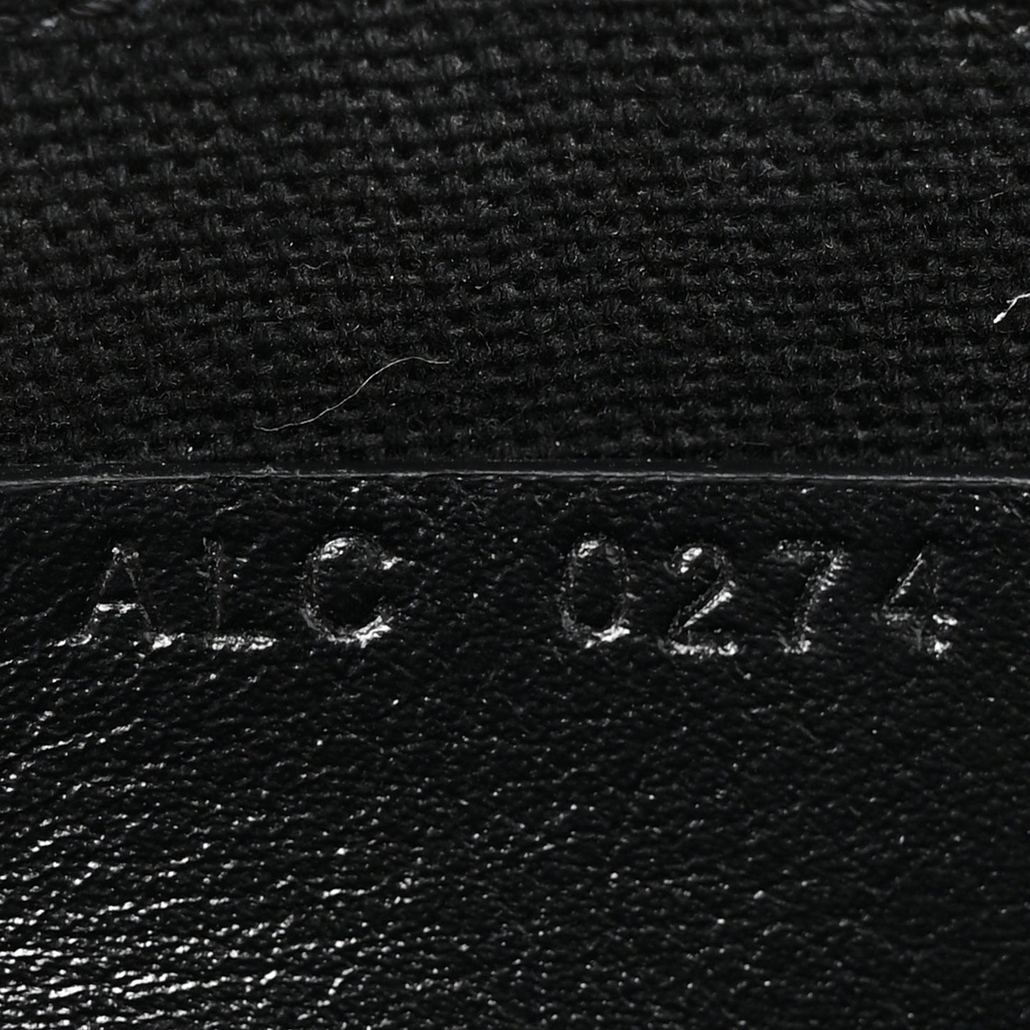 Tumbled Calfskin Nano Voyou Bag Black
