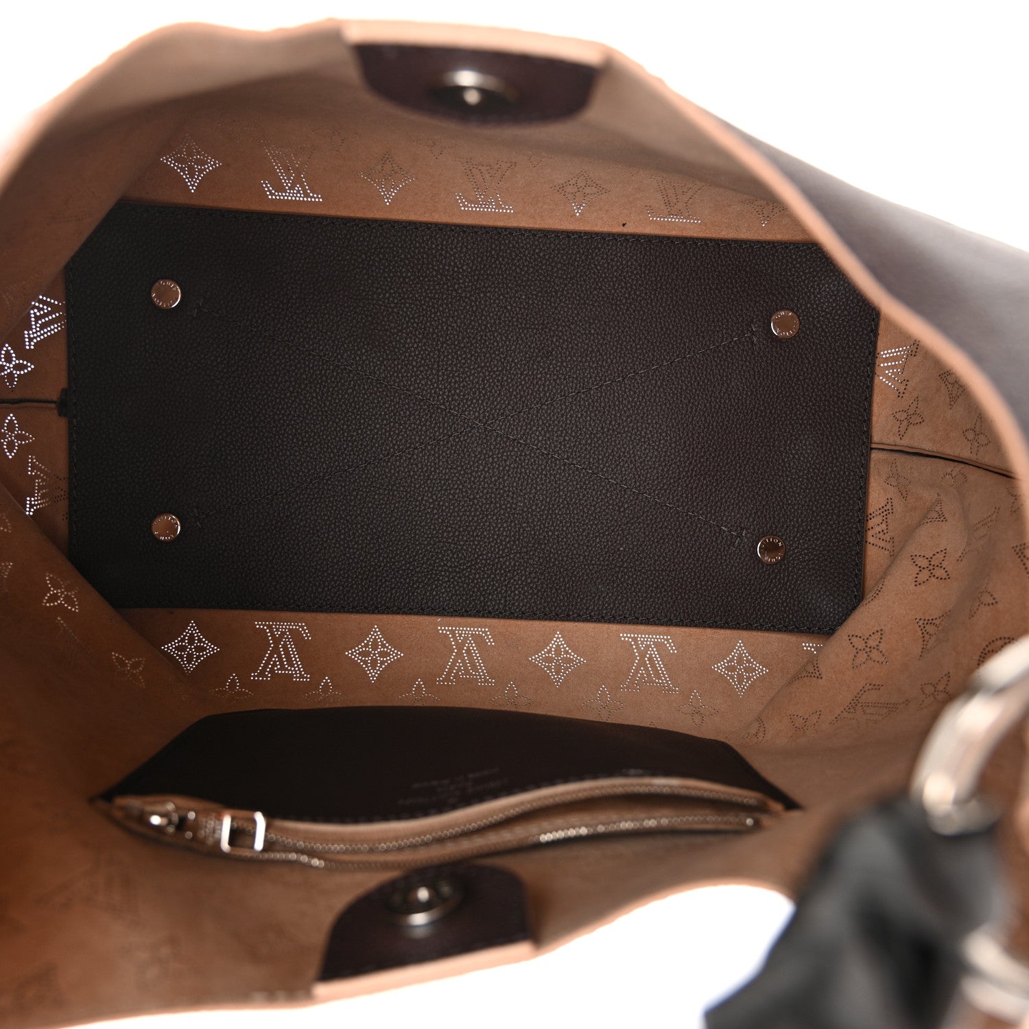 Louis Vuitton Mahina Carmel Hobo Chocolate 5 of 11