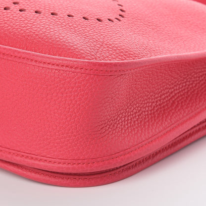 Hermes Taurillon Clemence Evelyne III PM Rose Extreme 9 of 9