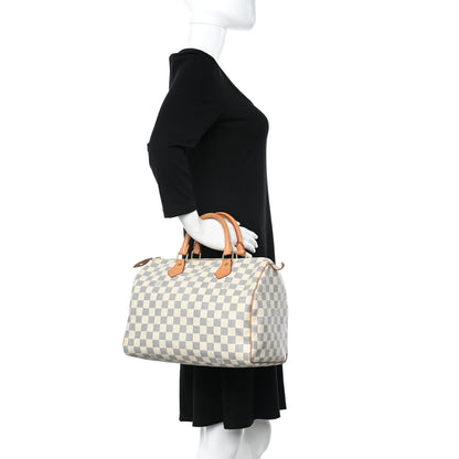 Louis Vuitton Damier Azur Speedy 30 2 of 16