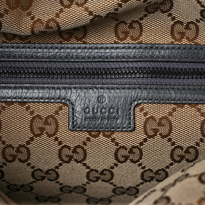 Gucci Calfskin Monochrome Double G Backpack Grey 6 of 11
