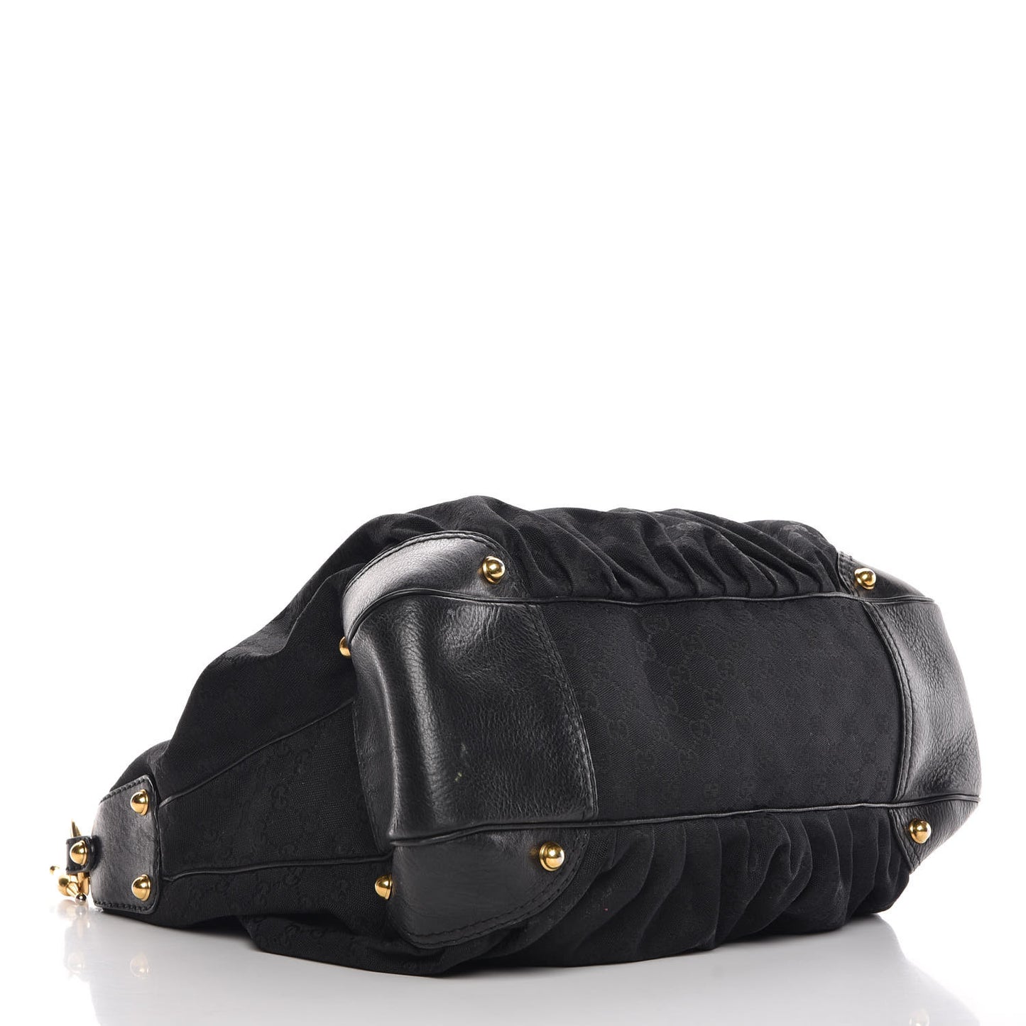 Monogram Large Jockey Hobo Black