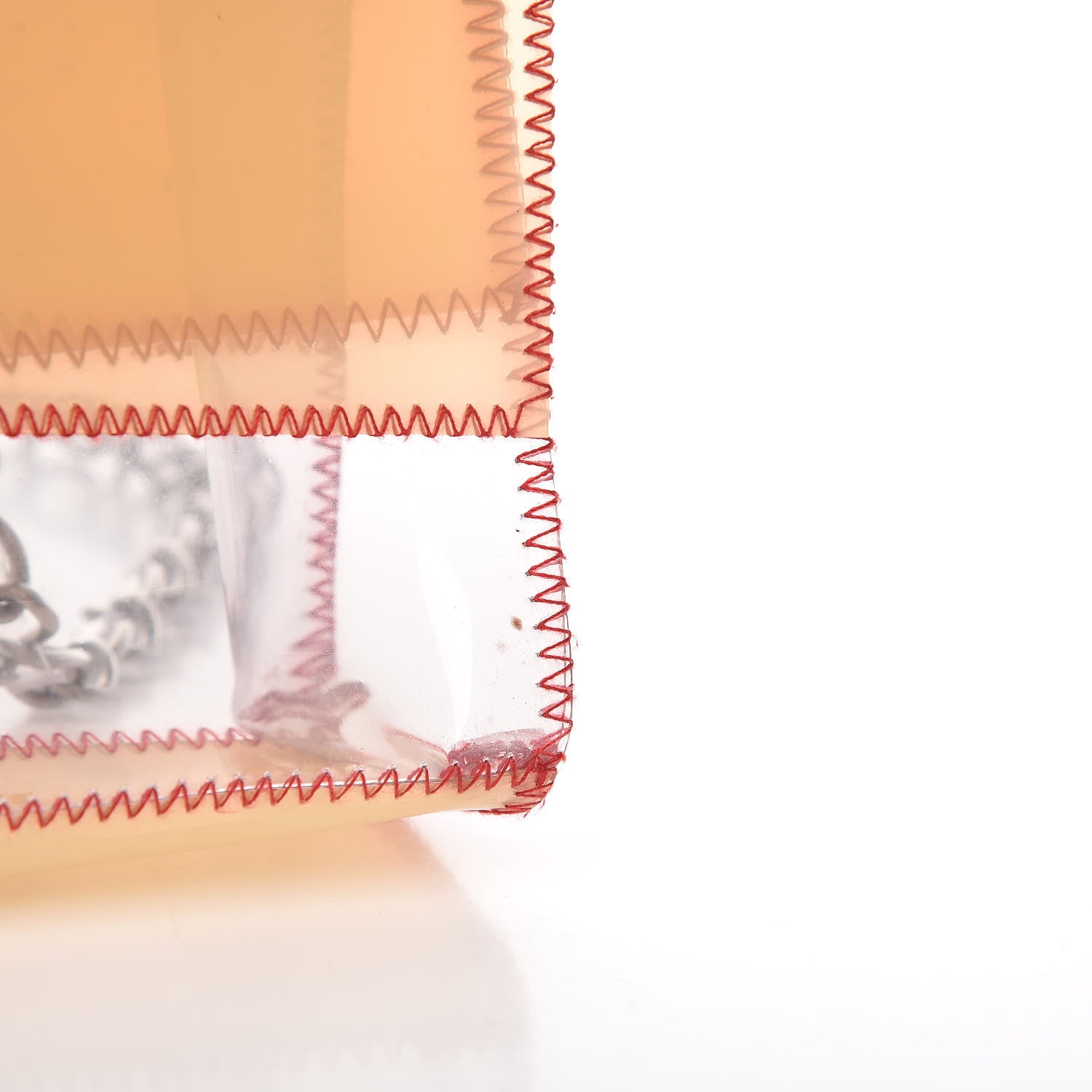 Chanel PVC Stitched Flap Beige Pink 18 of 18