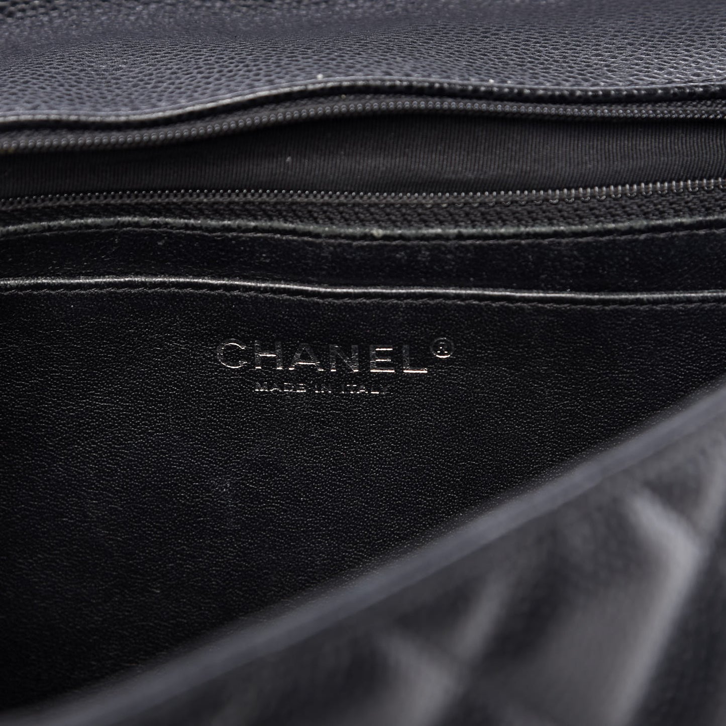 Caviar Quilted Maxi Single Flap Black