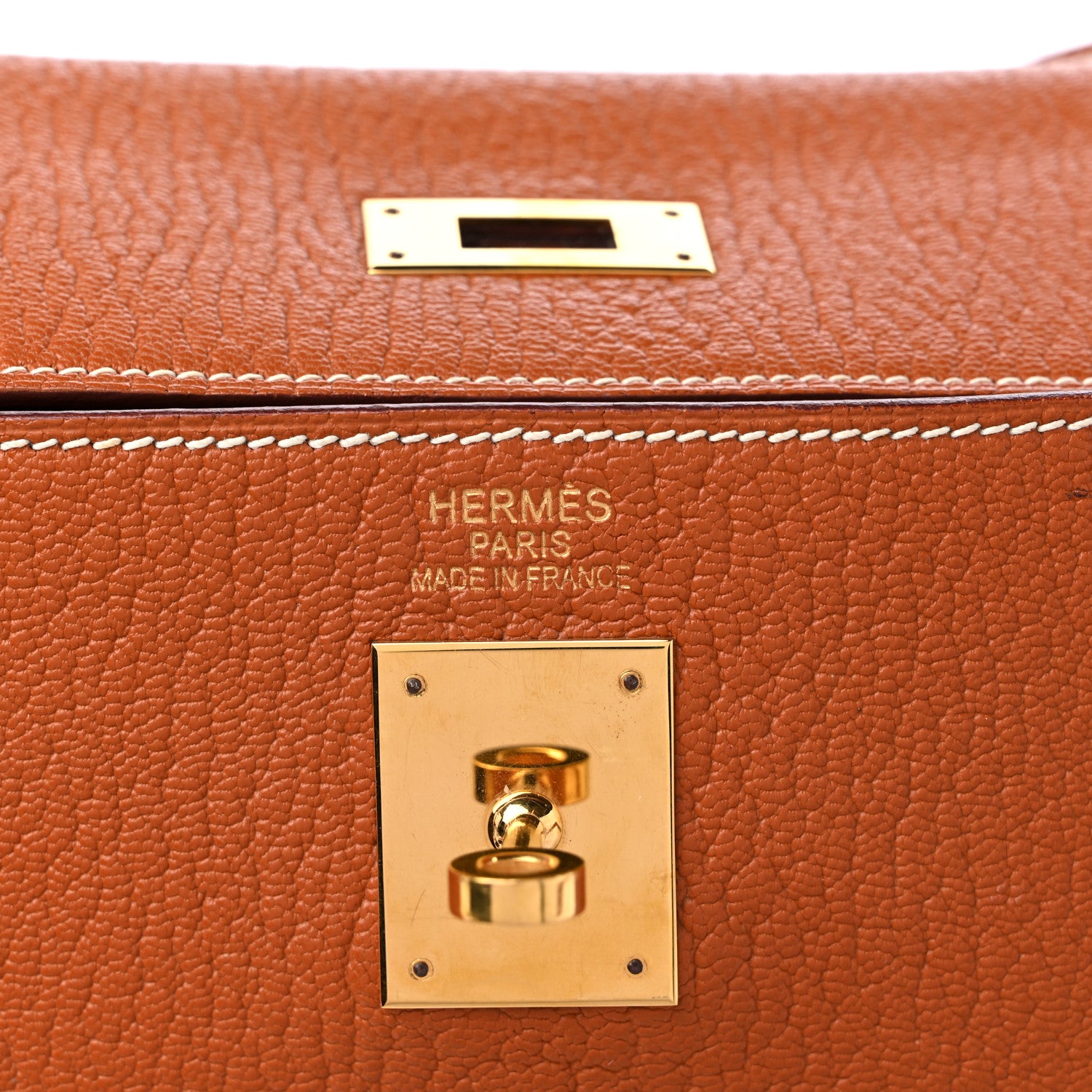 Hermes Chevre De Coromandel Kelly Retourne 35 Gold 6 of 14