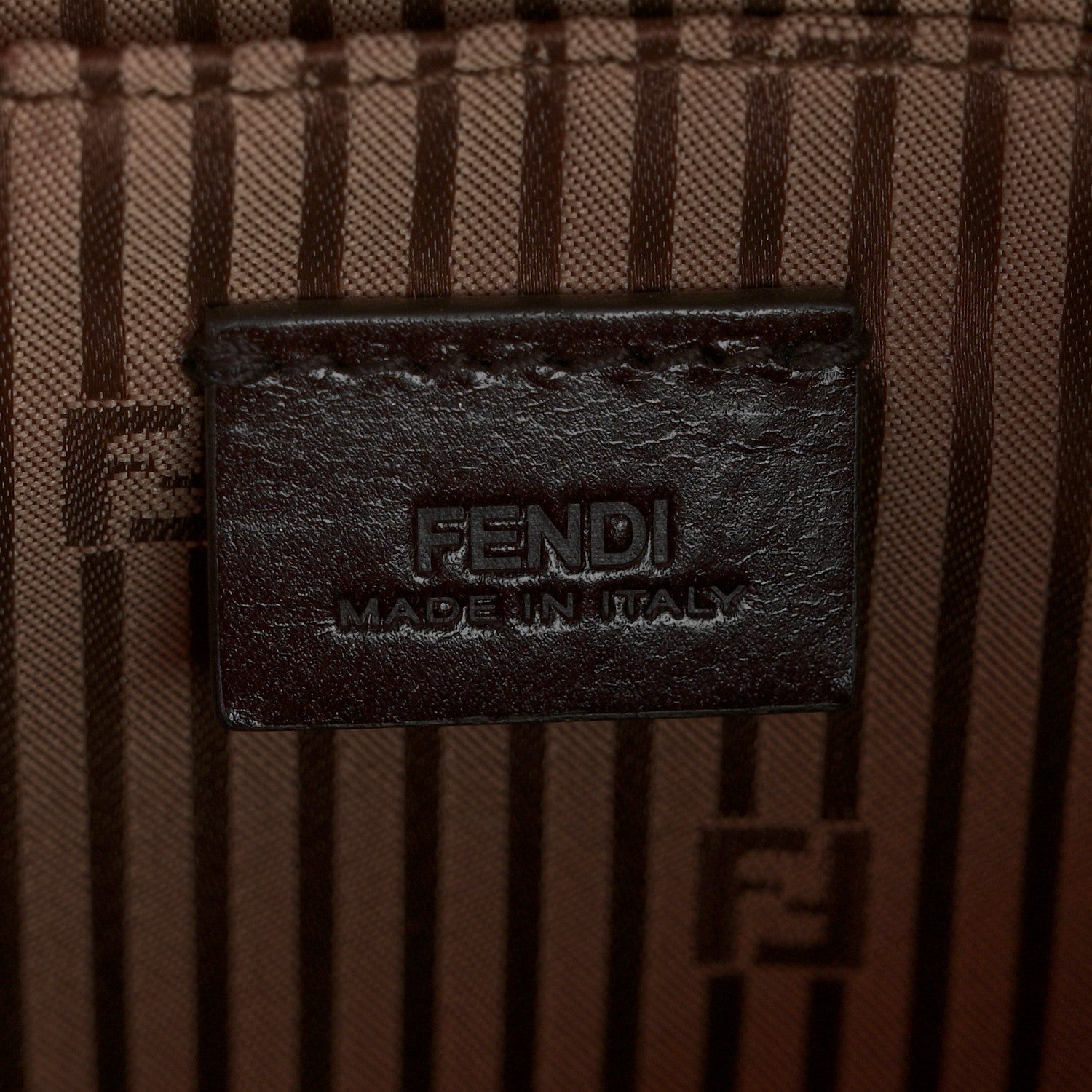 Fendi Vitello Flamingo Fendista Pouchette Crossbody Lampone 6 of 11