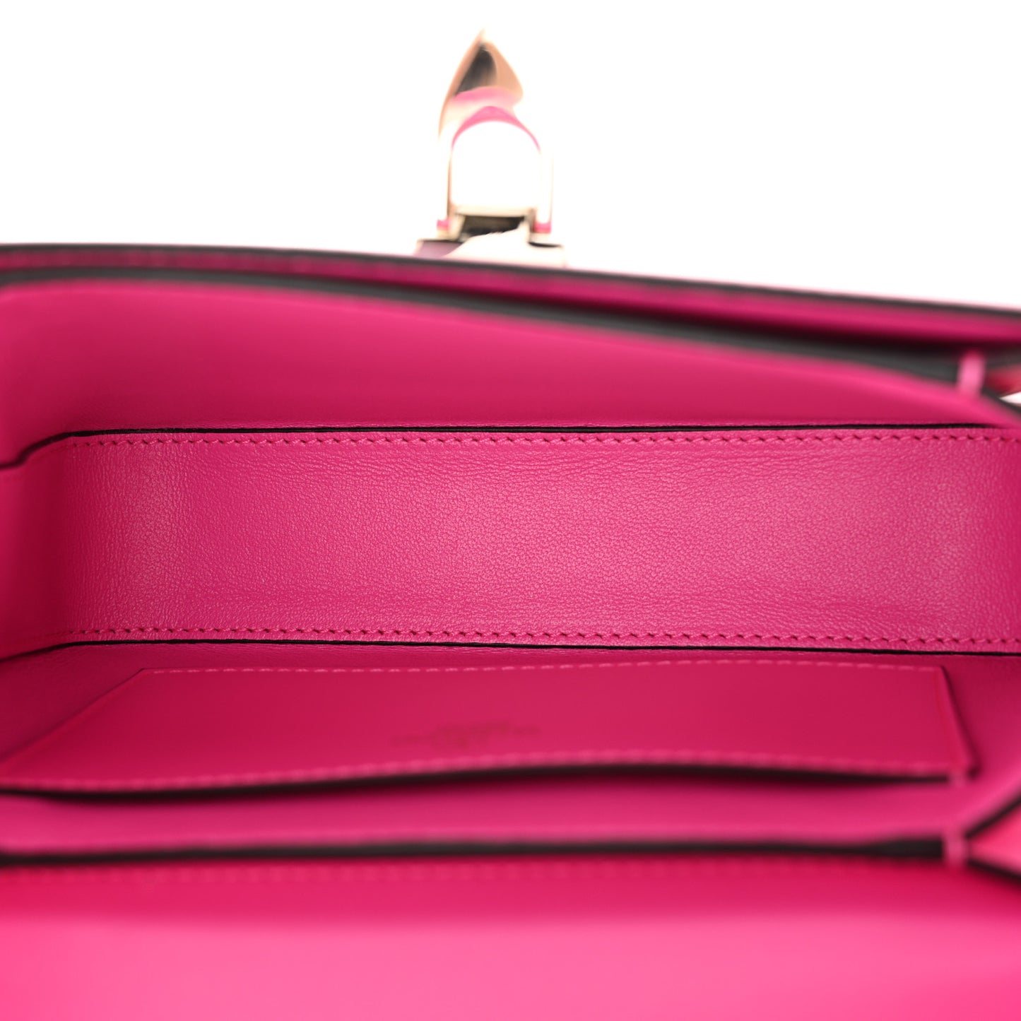 Smooth Calfskin Enamel Tonal Small Rockstud23 Shoulder Bag Pink PP