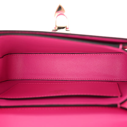 Valentino Garavani Smooth Calfskin Enamel Tonal Small Rockstud23 Shoulder Bag Pink PP 5 of 10