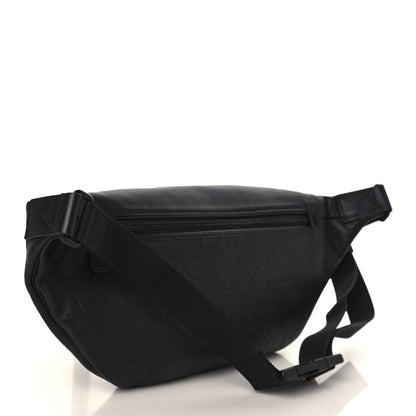 Louis Vuitton Calfskin Monogram Shadow Discovery Bumbag Black 3 of 8
