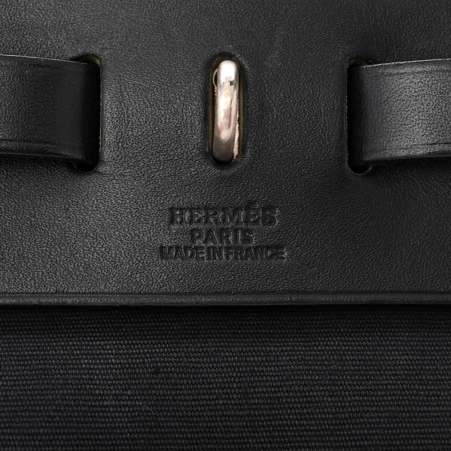Toile Vache Calfskin Herbag 30 Black
