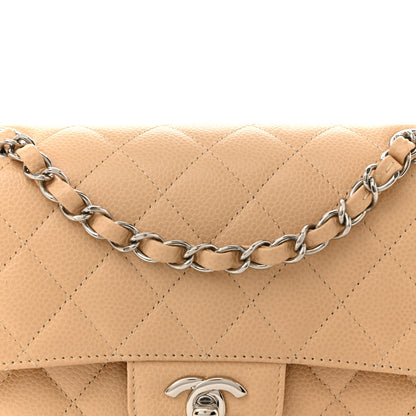Chanel Caviar Quilted Small Double Flap Beige 8 of 11