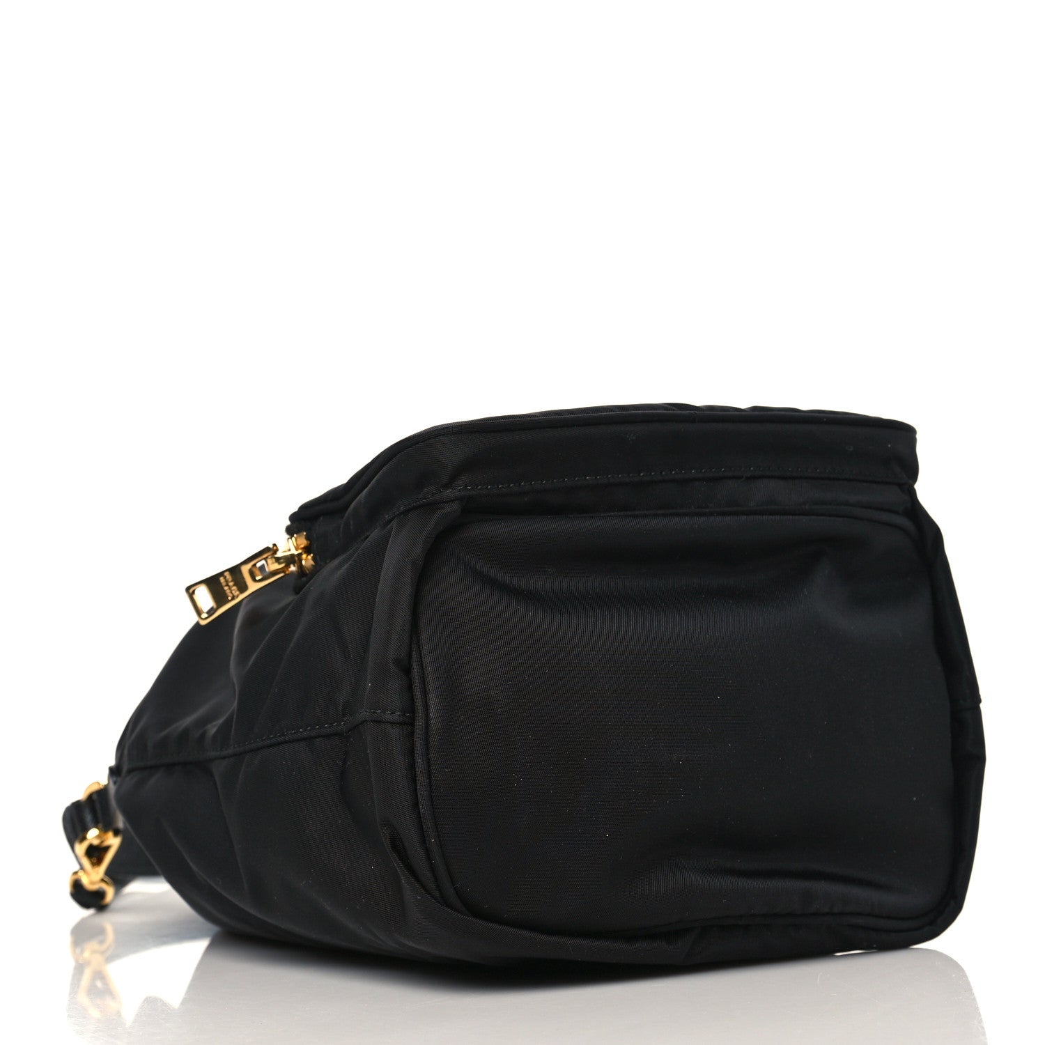 Prada Re-Nylon Duet Drawstring Shoulder Bag Black 4 of 9