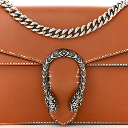 Gucci Calfskin Small Dionysus Shoulder Bag Harness Brown 7 of 12
