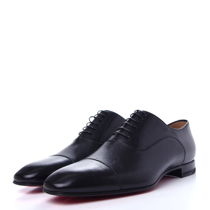 Christian Louboutin Calfskin Mens Greggo Flat Oxfords 43 Black 3 of 11