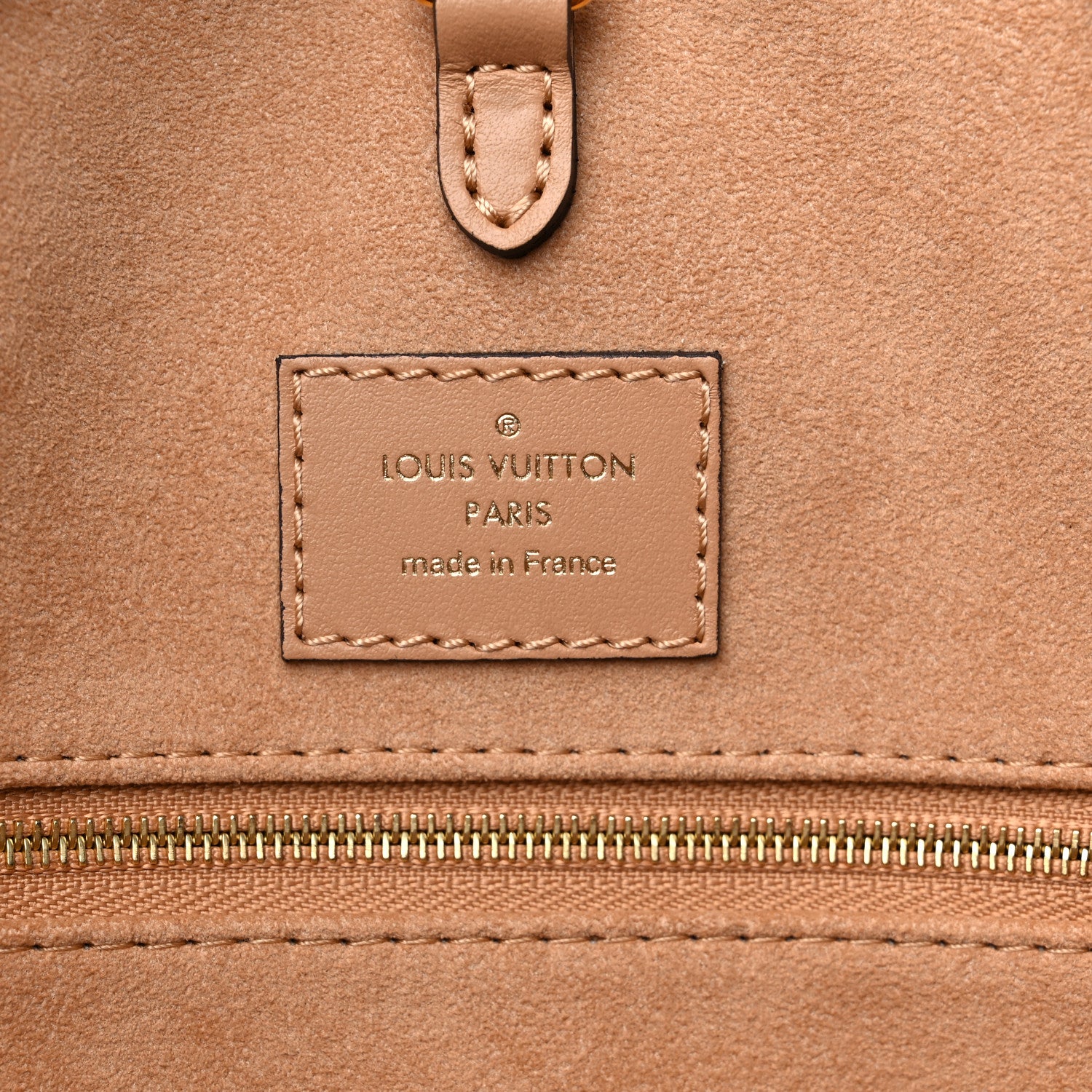 Louis Vuitton Empreinte Monogram Giant Onthego MM Arizona Creme 6 of 8