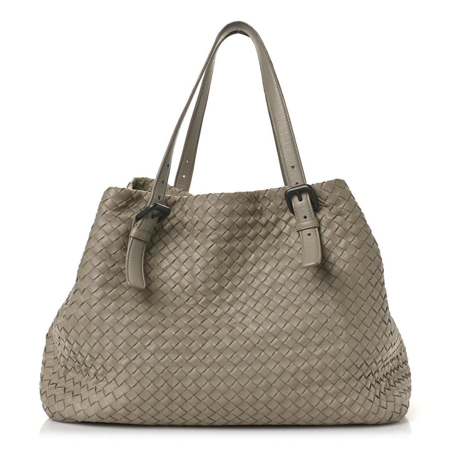 Nappa Intrecciato Large Seamless Tote Fume