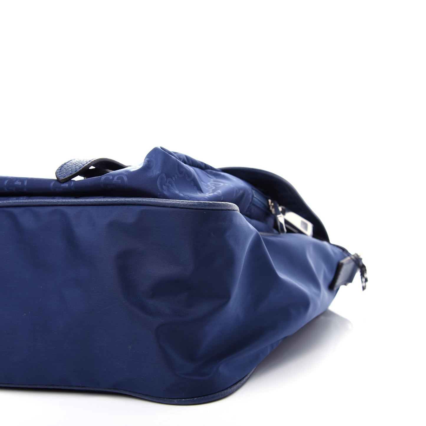 Nylon Monogram Double Buckle Flap Messenger Bag Tide