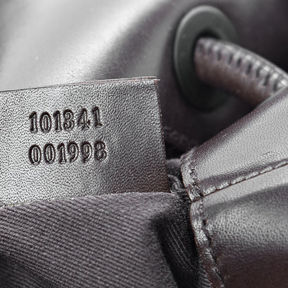 Gucci Denim Monogram Tote Dark Brown 8 of 12