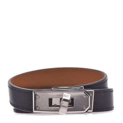Hermes Chamonix Kelly Double Tour Bracelet S Black 1 of 6