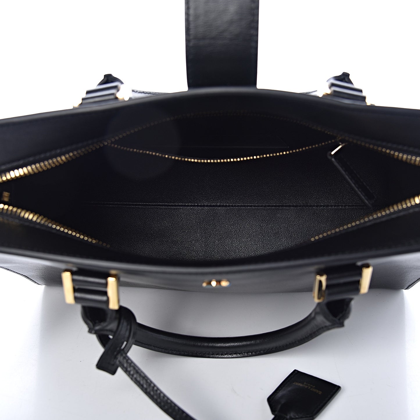 Smooth Calfskin Small Monogram Cabas Black