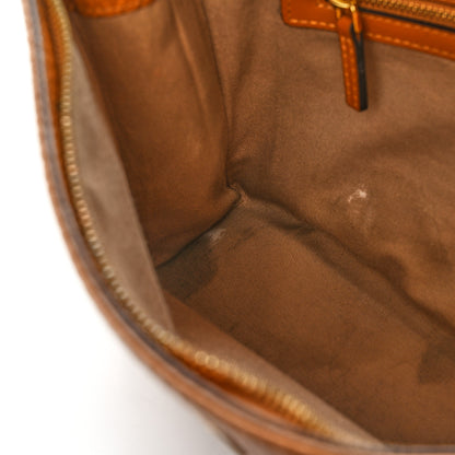 MCM Visetos Medium Zip Pouch Cognac 9 of 12