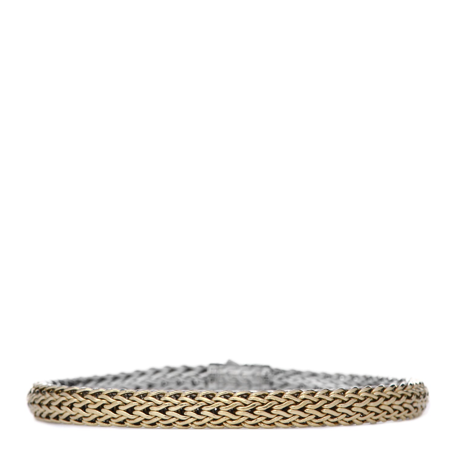 John Hardy Sterling Silver 18K Yellow Gold 5mm Classic Chain Reversible Bracelet 3 of 7