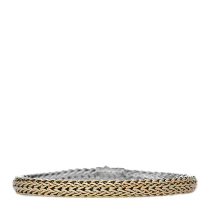 John Hardy Sterling Silver 18K Yellow Gold 5mm Classic Chain Reversible Bracelet 3 of 7